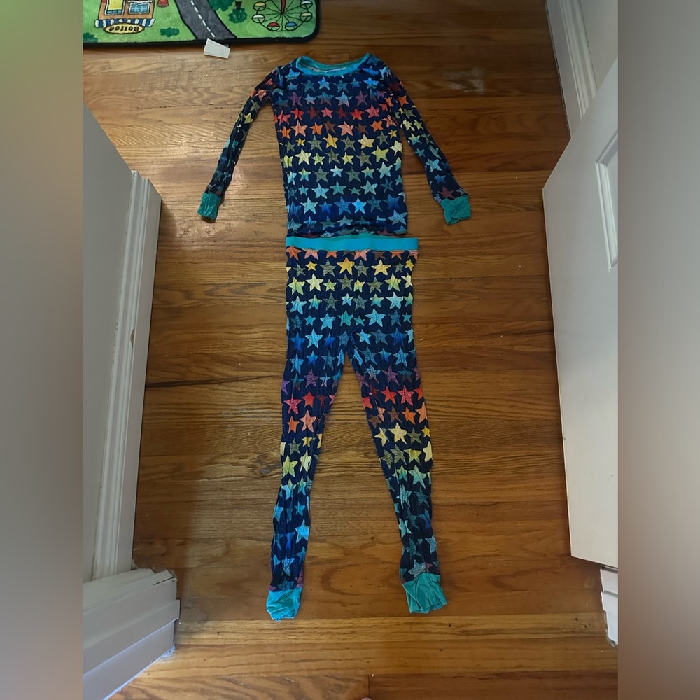 Little Sleepies 9/10 2 Piece Longsleeve Jammies w Star Print